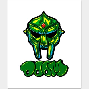 MF Doom Green Posters and Art